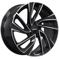 ART - Replica 232 - Black - Gloss Black - Machined Face - 19" x 8", 45 Offset, 5x112 (Bolt Pattern), 57.1mm HUB