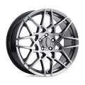 OE Creations - PR178 - Silver - HYPER SILVER - 18" x 10", 45 Offset, 5x114.3 (Bolt Pattern), 70.7mm HUB