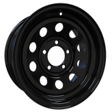 Envy Wheels - TRAILER STEEL MODULAR - Black - GLOSS BLACK - 14" x 6", 0 Offset, 5x114.3 (Bolt Pattern), 84mm HUB