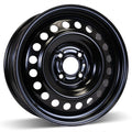 RSSW - Steel - Black - Black - 16" x 6.5", 45 Offset, 4x108 (Bolt Pattern), 63.4mm HUB