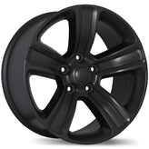 Replika - R177A - Black - Matte Black - 17" x 8", 10 Offset, 5x139.7 (Bolt Pattern), 77.8mm HUB