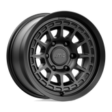 KMC Wheels - KM719 CANYON - Black - SATIN BLACK - 17" x 8.5", 0 Offset, 5x127 (Bolt Pattern), 71.5mm HUB