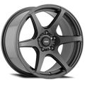 Konig - Tandem - Gunmetal - Gloss Graphite - 16" x 7.5", 40 Offset, 5x114.3 (Bolt Pattern), 73.1mm HUB