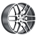 Mandrus - OTTO - Gunmetal - GUNMETAL W/ MIRROR CUT FACE - 19" x 9.5", 35 Offset, 5x112 (Bolt Pattern), 66.56mm HUB