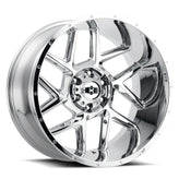 Vision Wheel Off-Road - 360 SLIVER - Chrome - Chrome - 20" x 10", -25 Offset, 5x139.7 (Bolt Pattern), 108mm HUB