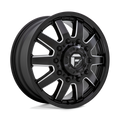 Fuel - D538 MAVERICK - Black - MATTE BLACK MILLED - 22" x 8.25", 105 Offset, 8x165.1 (Bolt Pattern), 117mm HUB