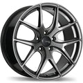 Fast Wheels - FC04 - Grey - Titanium - 18" x 8", 30 Offset, 5x114.3 (Bolt Pattern), 72.6mm HUB