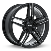 RTX Wheels - Zenith - Black - Satin Black Milled - 20" x 10.5", 40 Offset, 5x114.3 (Bolt Pattern), 73.1mm HUB