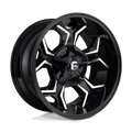 Fuel - D606 AVENGER - Black - GLOSS BLACK MILLED - 20" x 9", 1 Offset, 6x135, 139.7 (Bolt Pattern), 106.1mm HUB