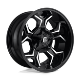 Fuel - D606 AVENGER - Black - GLOSS BLACK MILLED - 20" x 9", 1 Offset, 6x135, 139.7 (Bolt Pattern), 106.1mm HUB