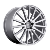 Mandrus - ROTEC - Silver - SILVER WITH MIRROR CUT FACE - 18" x 8.5", 43 Offset, 5x112 (Bolt Pattern), 66.6mm HUB