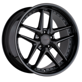 TSW Wheels - PREMIO - Gunmetal - MATTE BLACK W/ GLOSS BLACK LIP - 19" x 9.5", 2 Offset, 5x114.3 (Bolt Pattern), 76.1mm HUB