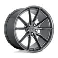 Niche - M239 RAINIER - Gunmetal - MATTE ANTHRACITE - 18" x 8", 40 Offset, 5x120 (Bolt Pattern), 72.6mm HUB