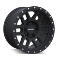 Mayhem - DELTA - Black - MATTE BLACK WITH MATTE BLACK LIP - 17" x 9", 0 Offset, 6x139.7 (Bolt Pattern), 106mm HUB