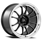 Konig - Hypergram - Gunmetal - Metallic Carbon With Machined Lip - 18" x 9.5", 30 Offset, 5x112 (Bolt Pattern), 66.6mm HUB