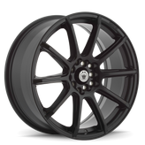 Konig - Control - Black - Matte Black - 15" x 6.5", 40 Offset, 5x100, 114.3 (Bolt Pattern), 73.1mm HUB