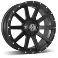 RSSW - Rambler - Black - Matte black - 17" x 7.5", 15 Offset, 6x139.7 (Bolt Pattern), 78.1mm HUB