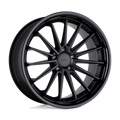 TSW Wheels - MARINA - Black - MATTE BLACK WITH GLOSS BLACK LIP - 19" x 9.5", 20 Offset, 5x114.3 (Bolt Pattern), 76.1mm HUB