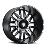 American Truxx - DNA - Black - BLACK/MILLED - 20" x 9", 0 Offset, 8x170 (Bolt Pattern), 125.2mm HUB