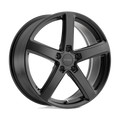 Petrol Wheels - P2A - Black - MATTE BLACK - 18" x 8", 35 Offset, 5x120 (Bolt Pattern), 76.1mm HUB