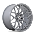 Asanti Black - ABL-39 MOGUL - Gunmetal - TWO TONED BATTLESHIP GRAY - 20" x 11", 22 Offset, 5x115 (Bolt Pattern), 71.5mm HUB