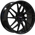 Euro Design - Tech - Black - Gloss Black - 18" x 8", 35 Offset, 5x114.3 (Bolt Pattern), 67.1mm HUB