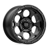 KMC Wheels - KM541 DIRTY HARRY - Black - TEXTURED BLACK - 18" x 8.5", 0 Offset, 6x135 (Bolt Pattern), 87.1mm HUB