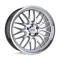 Petrol Wheels - P4C - Silver - SILVER WITH MACHINED FACE & LIP - 20" x 8.5", 40 Offset, 5x115 (Bolt Pattern), 76.1mm HUB