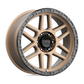 KMC Wheels - KM544 MESA - Bronze - MATTE BRONZE WITH BLACK LIP - 20" x 9", 18 Offset, 6x135 (Bolt Pattern), 87.1mm HUB