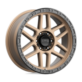 KMC Wheels - KM544 MESA - Bronze - MATTE BRONZE WITH BLACK LIP - 20" x 9", 18 Offset, 6x135 (Bolt Pattern), 87.1mm HUB