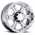 Vision Wheel Off-Road - 372 RAPTOR - Chrome - Chrome - 16" x 8", -6 Offset, 8x165.1 (Bolt Pattern), 125.2mm HUB