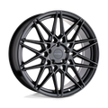 Petrol Wheels - P3C - Black - SEMI GLOSS BLACK - 17" x 8", 40 Offset, 5x114.3 (Bolt Pattern), 76.1mm HUB