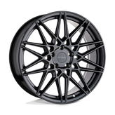Petrol Wheels - P3C - Black - SEMI GLOSS BLACK - 17" x 8", 40 Offset, 5x114.3 (Bolt Pattern), 76.1mm HUB