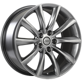 ART - Replica 171 - Gunmetal - Gunmetal Reflex - 18" x 8.5", 35 Offset, 5x114.3 (Bolt Pattern), 64.1mm HUB