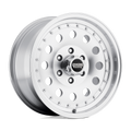 American Racing - AR62 OUTLAW II - Silver - MACHINED - 15" x 7", -6 Offset, 5x120.65 (Bolt Pattern), 83.1mm HUB