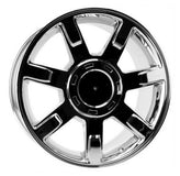 DTD - Replica - Chrome - Chrome - 18" x 8.5", 25 Offset, 6x139.7 (Bolt Pattern), 78.1mm HUB