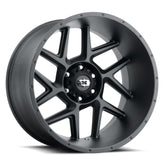 Vision Wheel Off-Road - 360 SLIVER - Black - Satin Black - 24" x 12", -51 Offset, 8x165.1 (Bolt Pattern), 125.2mm HUB