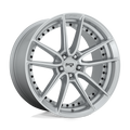 Niche - M221 DFS - Silver - GLOSS SILVER MACHINED - 19" x 9.5", 40 Offset, 5x120 (Bolt Pattern), 72.6mm HUB