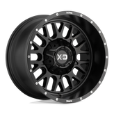 XD Series - XD842 SNARE - Black - SATIN BLACK - 20" x 9", 18 Offset, 5x139.7, 150 (Bolt Pattern), 110.1mm HUB
