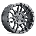 Black Rhino - ARCHES - Gunmetal - MATTE BRUSHED GUNMETAL WITH BLACK BOLTS - 18" x 9.5", 12 Offset, 6x139.7 (Bolt Pattern), 112.1mm HUB