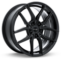 RTX Wheels - SW05 - Black - Gloss Black - 17" x 7.5", 35 Offset, 5x114.3 (Bolt Pattern), 73.1mm HUB