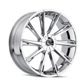 Kraze Wheels - SWAGG - Chrome - CHROME - 26" x 10", 18 Offset, 5x115, 120 (Bolt Pattern), 74.1mm HUB