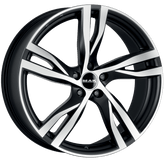 Mak Wheels - STOCKHOLM W - Black - ICE BLACK - 17" x 7", 40_5 Offset, 5x108 (Bolt Pattern), 63.4mm HUB