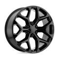 OE Creations - PR176 - Black - GLOSS BLACK - 28" x 10", 31 Offset, 6x139.7 (Bolt Pattern), 78.1mm HUB