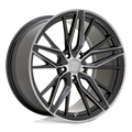 XO Luxury Wheels - ZURICH - Black - Gloss Black with Machined Gloss Dark Tint - 20" x 10.5", 30 Offset, 5x112 (Bolt Pattern), 66.6mm HUB