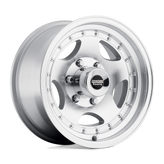 American Racing - AR23 - Silver - MACHINED - 16" x 8", 0 Offset, 6x139.7 (Bolt Pattern), 108mm HUB