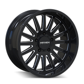 Mayhem - UTOPIA - Black - GLOSS BLACK/MILLED - 20" x 9", 0 Offset, 5x139.7 (Bolt Pattern), 87.1mm HUB