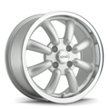 Konig - Rewind - Silver - Silver - 15" x 7", 20 Offset, 4x100 (Bolt Pattern), 73.1mm HUB