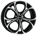 Mak Wheels - LARIO - Black - BLACK MIRROR - 17" x 7.5", 39 Offset, 5x110 (Bolt Pattern), 65.1mm HUB