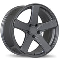 Replika - R182 - Gunmetal - Gloss Gunmetal - 18" x 9", 21 Offset, 5x112 (Bolt Pattern), 66.5mm HUB